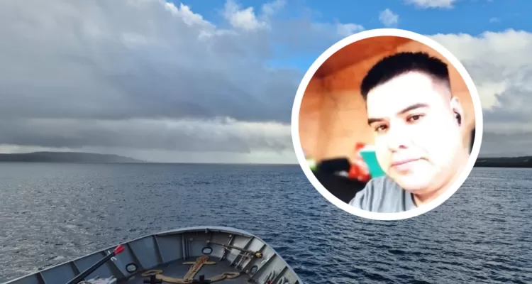 Intensa búsqueda de tripulante de 34 años desaparecido en el canal Moraleda